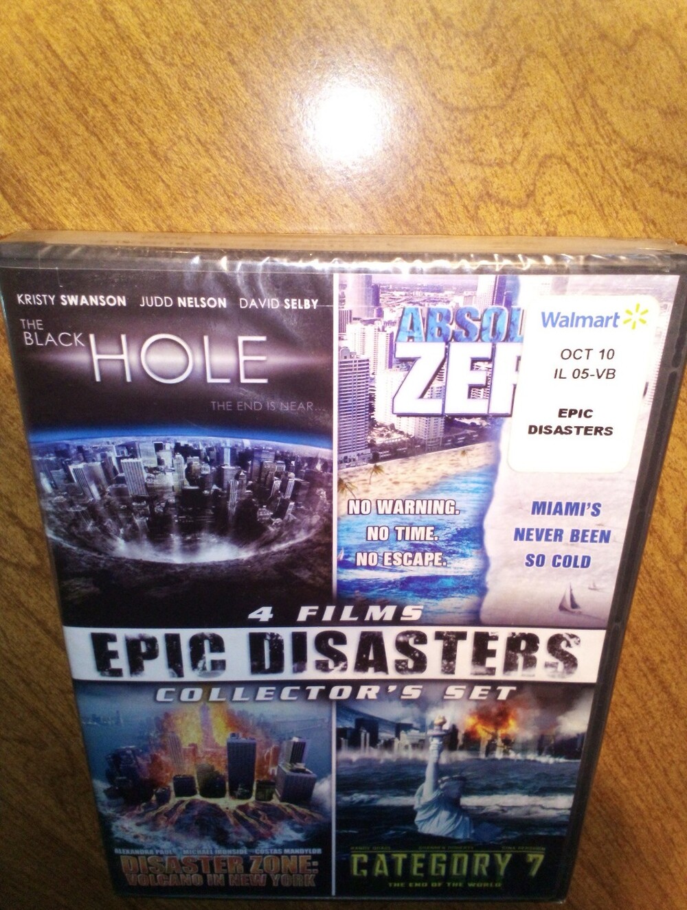 Epic Disasters Four Films Collector's Set 2010 Echo Bridge # 97049 2XDVD Sealed